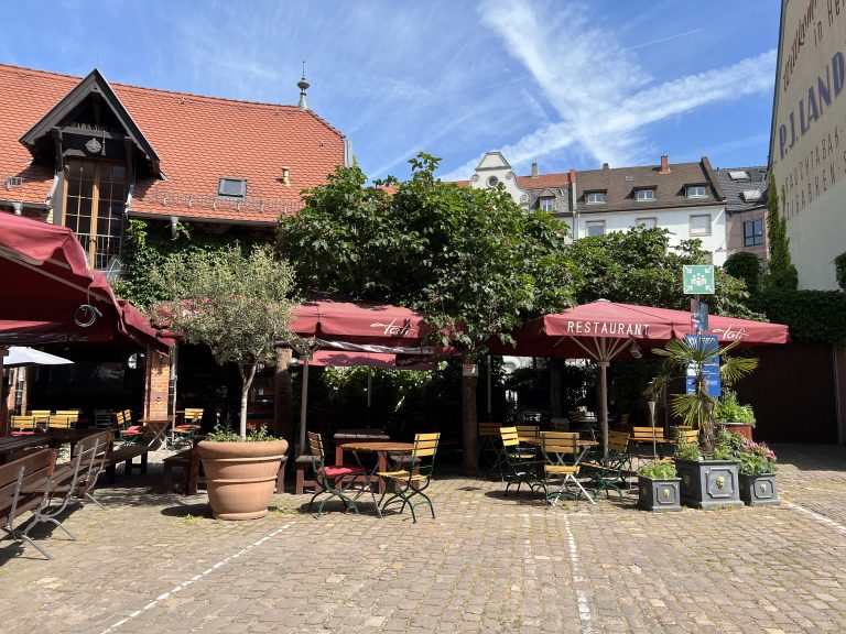 einer der besten Biergärten in Heidelberg