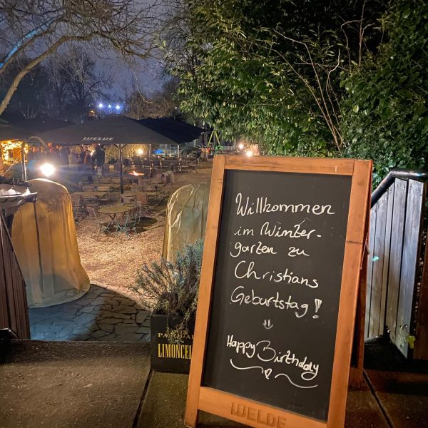 Auch für Events aller Art ist der Wintergarten eine super Idee