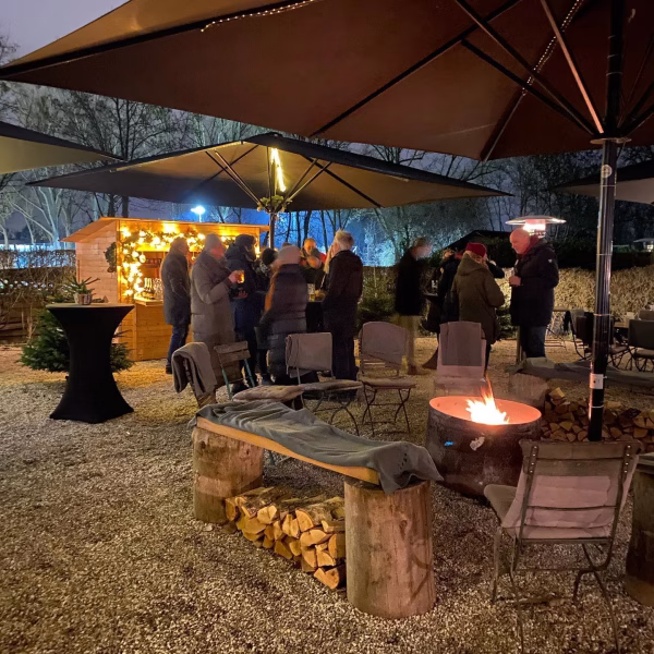 Weihnachtsmarkt im Mannheim Biergarten - ein kreativer Einfall des Estragon