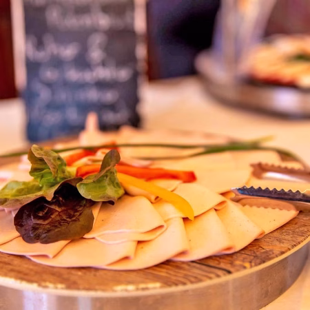 Frühstücksbuffet Aufschnitt Cafe Extrablatt