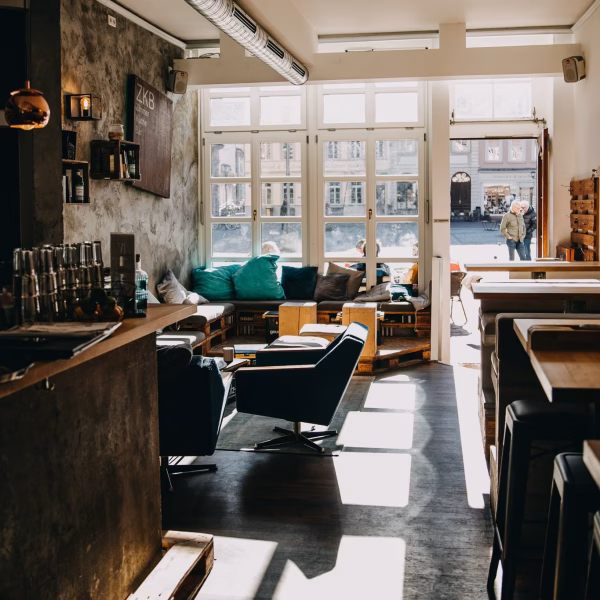 das ZKB Heidelberg Cocktailbar von innen