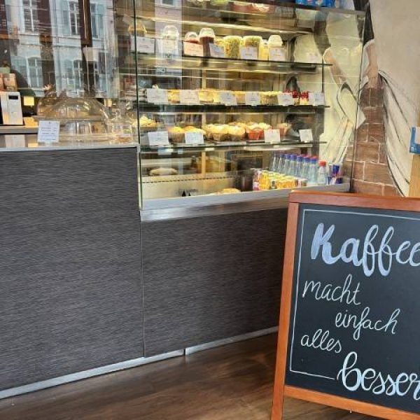 Die Törtchen gehen ziemlich gut zum Kaffee