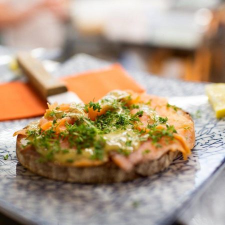 Lachs Stulle zum Brunchen im Urban Kitchen