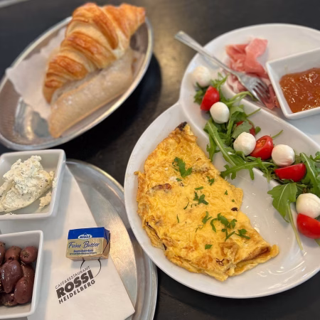 Café Rossi Heidelberg Frühstück a-la-carte