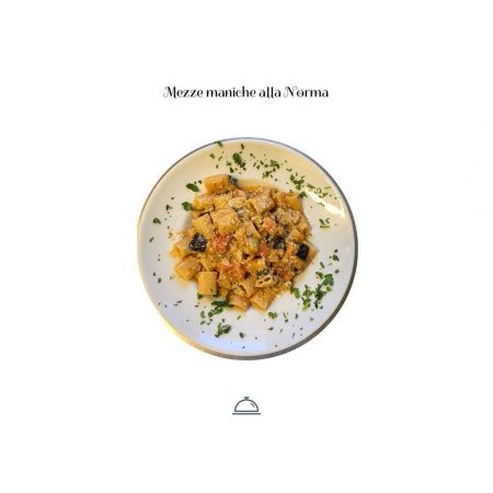 Mezze maniche alla Norma Mittagstisch Casa Mia