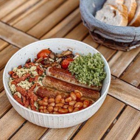 Nana HD Scrambled Egg vegan brunch