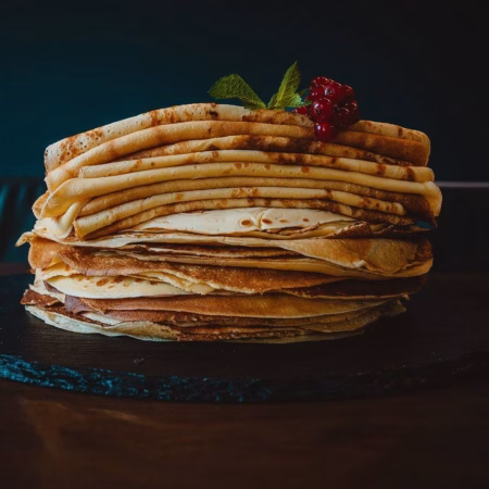 Pfannkuchen zum Frühstück im Wal