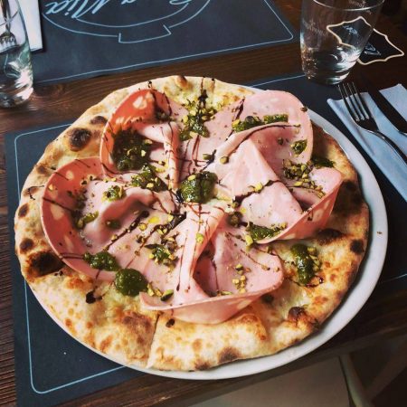 Pizza Pistacchio im Casa Mia Heidelberg