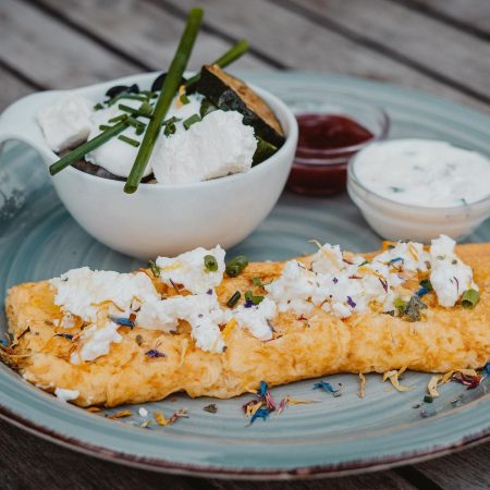 Scrumbled Egg zum Frühstück im Schwarzen wal