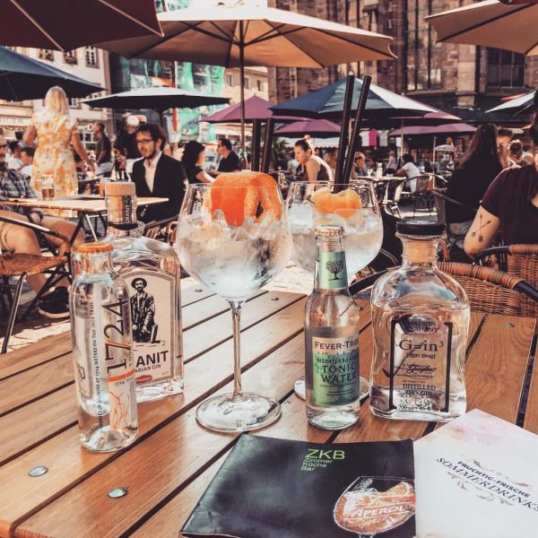 gute Drinks in Heidelberg am Marktplatz