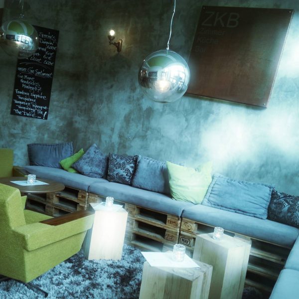 das ZKB Heidelberg Cocktailbar von innen